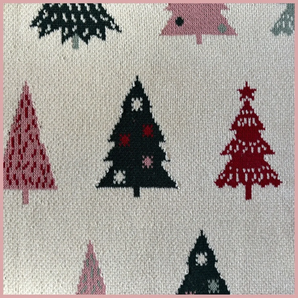 Large Festive Knit Blanket